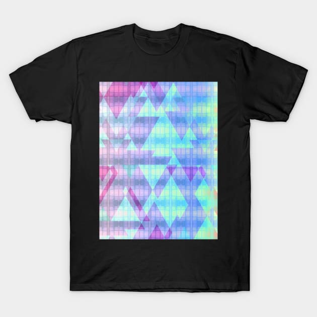 Triangles in delicate colors T-Shirt by Uniquepixx